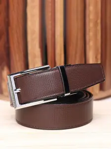 WINSOME DEAL Men Tang Textured Formal Belt