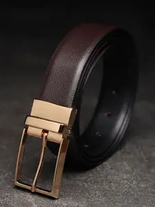 WINSOME DEAL Men Tang Textured Formal Belt