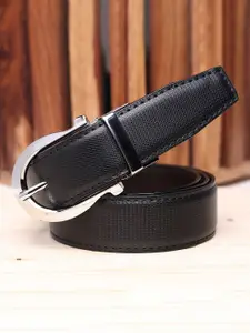 WINSOME DEAL Men Tang Textured Formal Belt