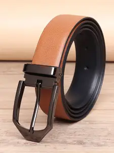 WINSOME DEAL Men Tang Textured Formal Belt