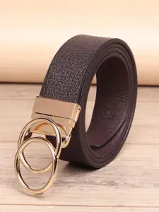 WINSOME DEAL Men Textured Formal Belt