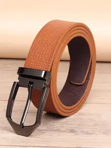 WINSOME DEAL Men Tang Textured Formal Belt