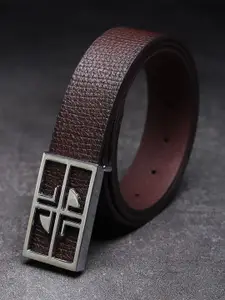 WINSOME DEAL Men Textured Formal Belt