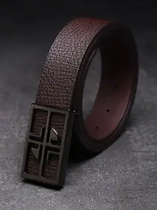 WINSOME DEAL Men Textured Formal Belt