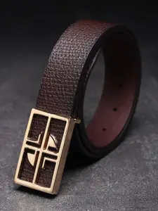 WINSOME DEAL Men Textured Formal Belt