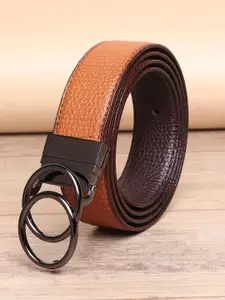 WINSOME DEAL Men Textured Formal Belt