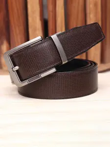 WINSOME DEAL Men Tang Textured Formal Belt