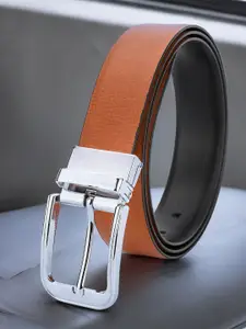 WINSOME DEAL Men Tang Textured Formal Belt