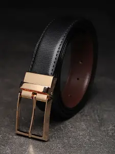 WINSOME DEAL Men Tang Textured Formal Belt