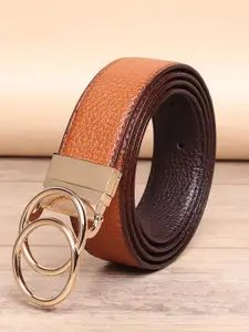 WINSOME DEAL Men Textured Formal Belt