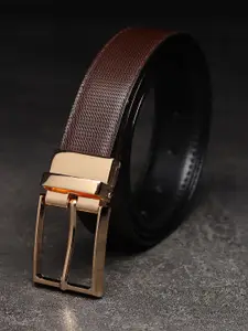 WINSOME DEAL Men Tang Textured Formal Belt