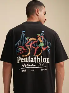 HIGHLANDER Men Printed Applique T-shirt