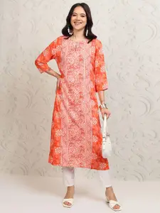 Vishudh Ethnic Motifs Printed Straight Kurta