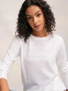 Tokyo Talkies Women Boat Neck Pullover sweaters