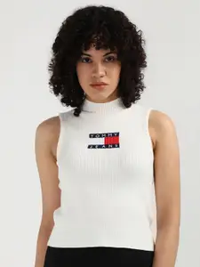 Tommy Hilfiger Women Sweater Vest with Embroidered Detail