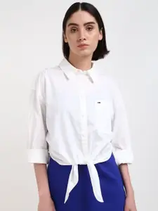 Tommy Hilfiger Women Solid Opaque Casual Shirt