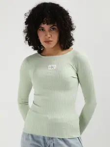 Calvin Klein Jeans Women Striped Pullover