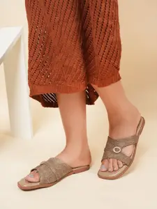 DressBerry Women Party Open Toe Flats