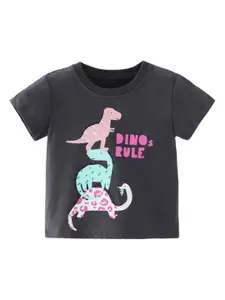 StyleCast Girls Animal Printed Round Neck T-shirt