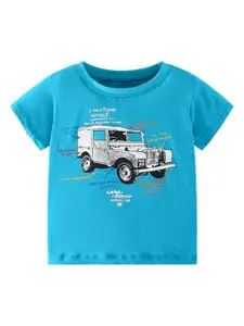StyleCast Boys Graphic Printed Round Neck T-shirt