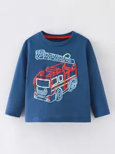 StyleCast Boys Graphic Print Round Neck T-shirt