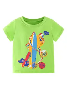 StyleCast Graphic Printed Round Neck T-shirt