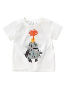 StyleCast Boys Graphic Printed Round Neck T-shirt