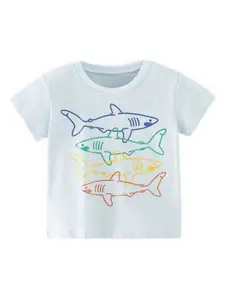 StyleCast Boys Graphic Printed Round Neck T-shirt