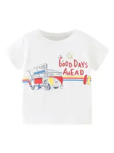 StyleCast Boys Graphic Printed Round Neck T-shirt