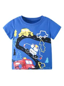 StyleCast Girls Graphic Printed Round Neck T-shirt