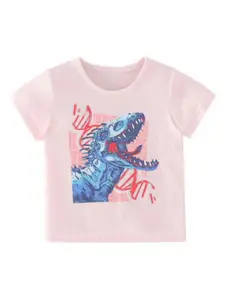 StyleCast Girls Graphic Printed Round Neck T-shirt
