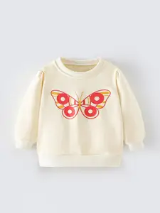 StyleCast Girls Printed Round Neck Cotton T-shirt