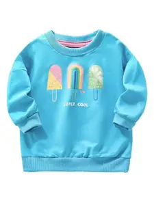 StyleCast Girls Graphic Printed Round Neck Cotton T-shirt