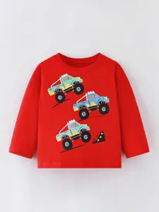 StyleCast Boys Graphic Printed Round Neck Cotton T-shirt