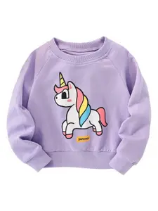 StyleCast Girls Graphic Printed Round Neck Cotton T-shirt