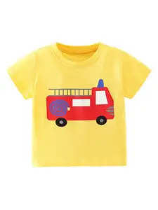 StyleCast Boys Printed Round Neck Cotton T-shirt