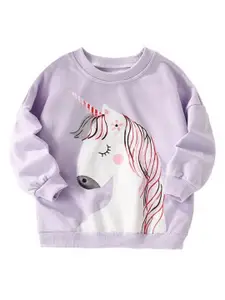 StyleCast Girls Graphic Printed Round Neck T-shirt