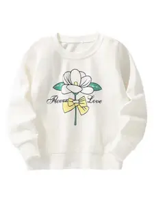 StyleCast Girls Floral Printed Round Neck T-shirt