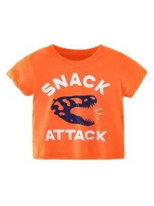 StyleCast Boys Graphic Printed Round Neck T-shirt