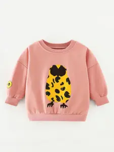 StyleCast Girls Graphic Printed Round Neck T-shirt