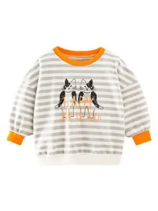 StyleCast Boys Striped Round Neck T-shirt