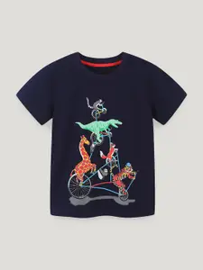 StyleCast Boys Graphic Printed Round Neck T-shirt