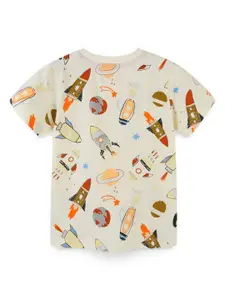 StyleCast Boys Conversational Printed Round NeckT-shirt