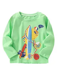 StyleCast Boys Graphic Printed Round Neck T-shirt