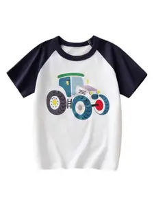 StyleCast Boys Graphic Printed Round Neck T-shirt