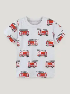 StyleCast Boys Conversational Printed Round Neck T-shirt