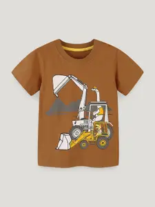 StyleCast Boys Printed Round Neck Cotton T-shirt
