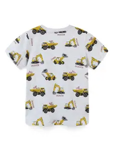 StyleCast Boys Printed Extended Sleeves T-shirt