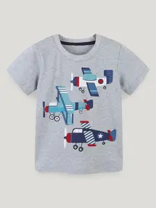 StyleCast Boys Printed Round Neck Cotton T-shirt