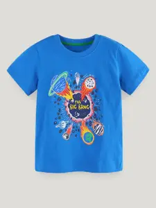 StyleCast Boys Printed Solid Round Neck Cotton T-shirt